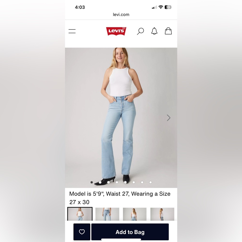 Levi’s Wedgie Bootcut Women's Jeans Size 31, length 32